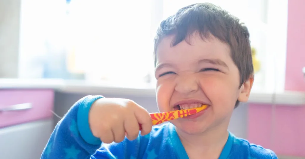 dentifrice pour bébé : une formule douce et sûre pour protéger les premières dents de votre enfant et instaurer de bonnes habitudes d'hygiène bucco-dentaire.